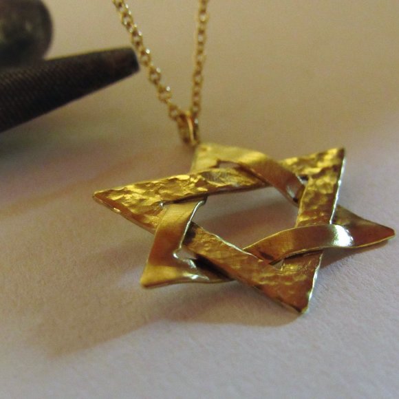 Star of David necklace. Magen David necklace.